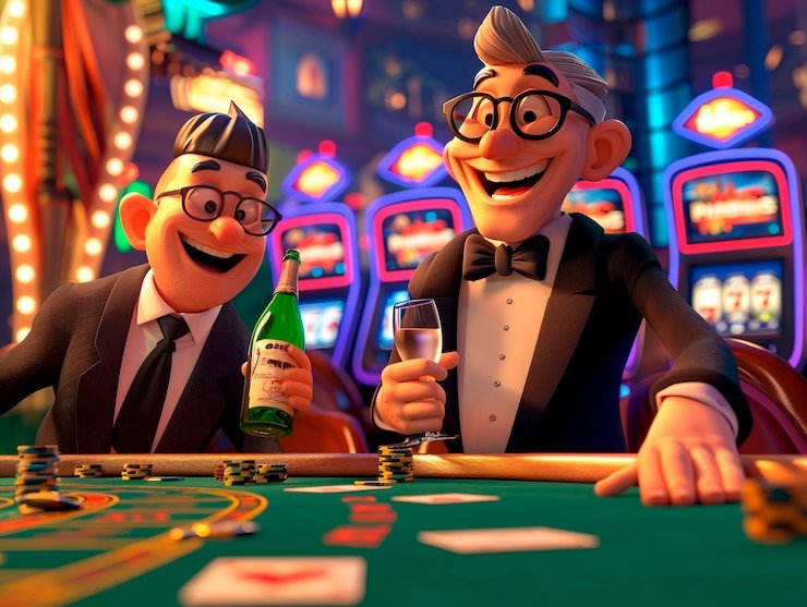 Pengguna membaca info bonus harian